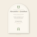 Elegant Wedding Invitation Suite — Editable Canva Template