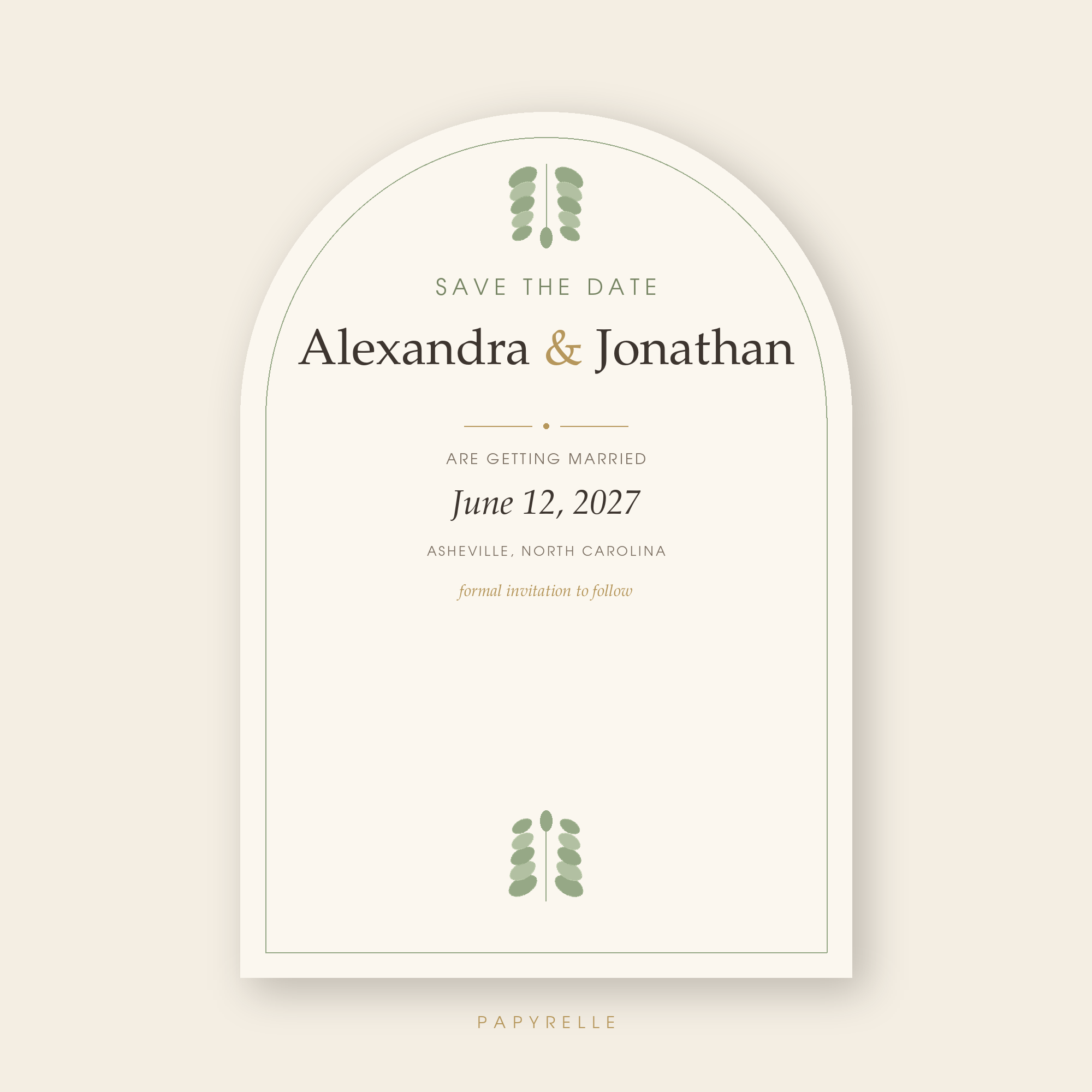 Save the Date — Editable Wedding Template