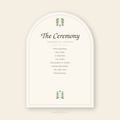 Wedding Program — Editable Ceremony Template