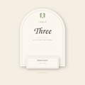Wedding Table Numbers & Place Cards — Editable Set