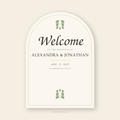 Wedding Welcome Sign — Editable Template