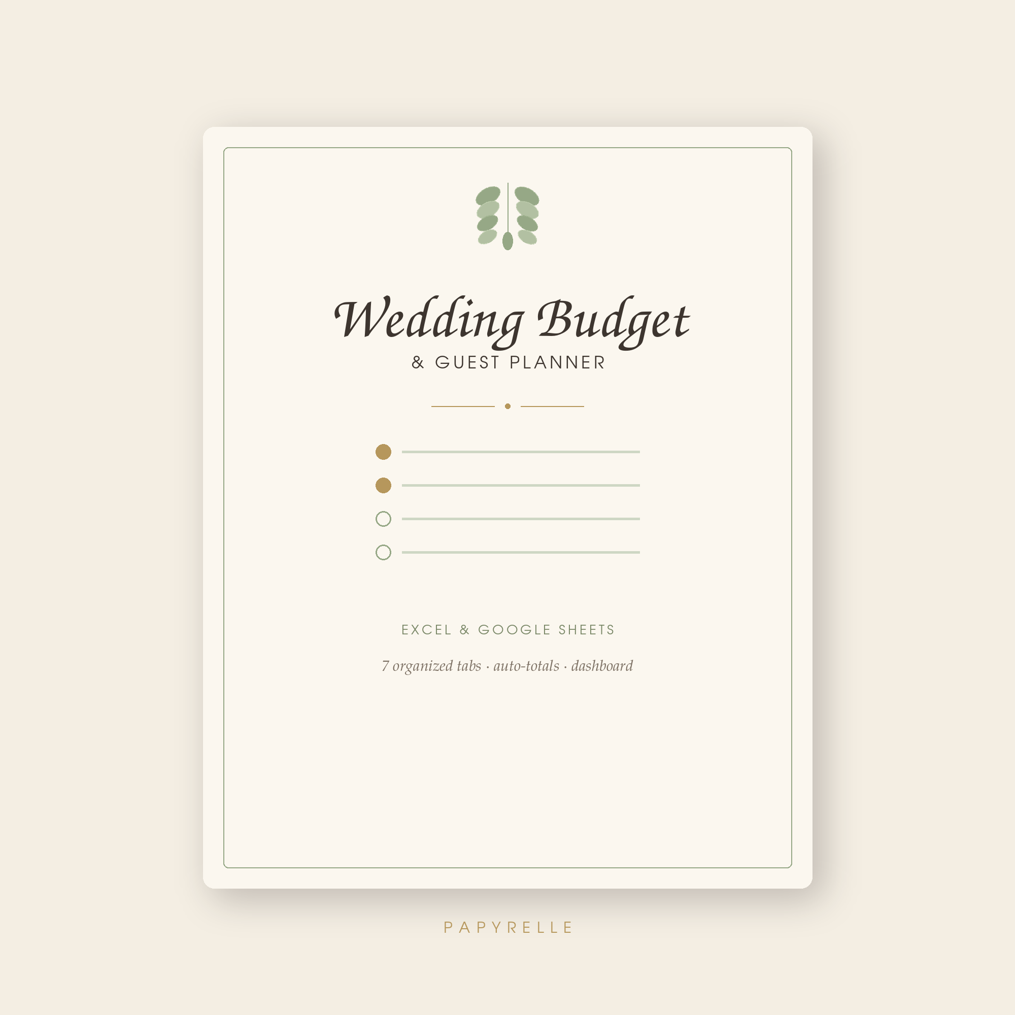 Complete Wedding Template Suite — Editable Set (Save 20%)